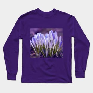 Violet Poetry of Spring Long Sleeve T-Shirt